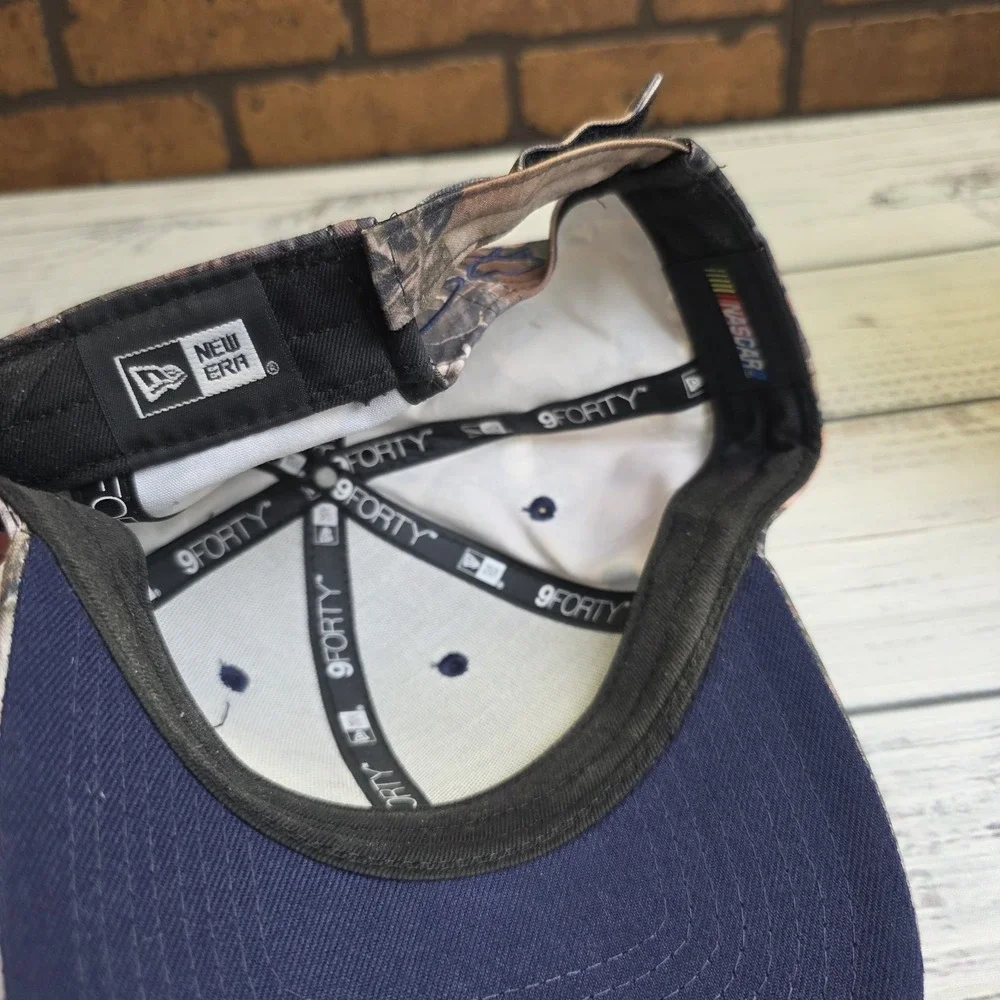 NEW ERA 9Forty Kanati Camo 48 Jimmie Johnson Cap Adjustable NASCAR Hat Flag‎
